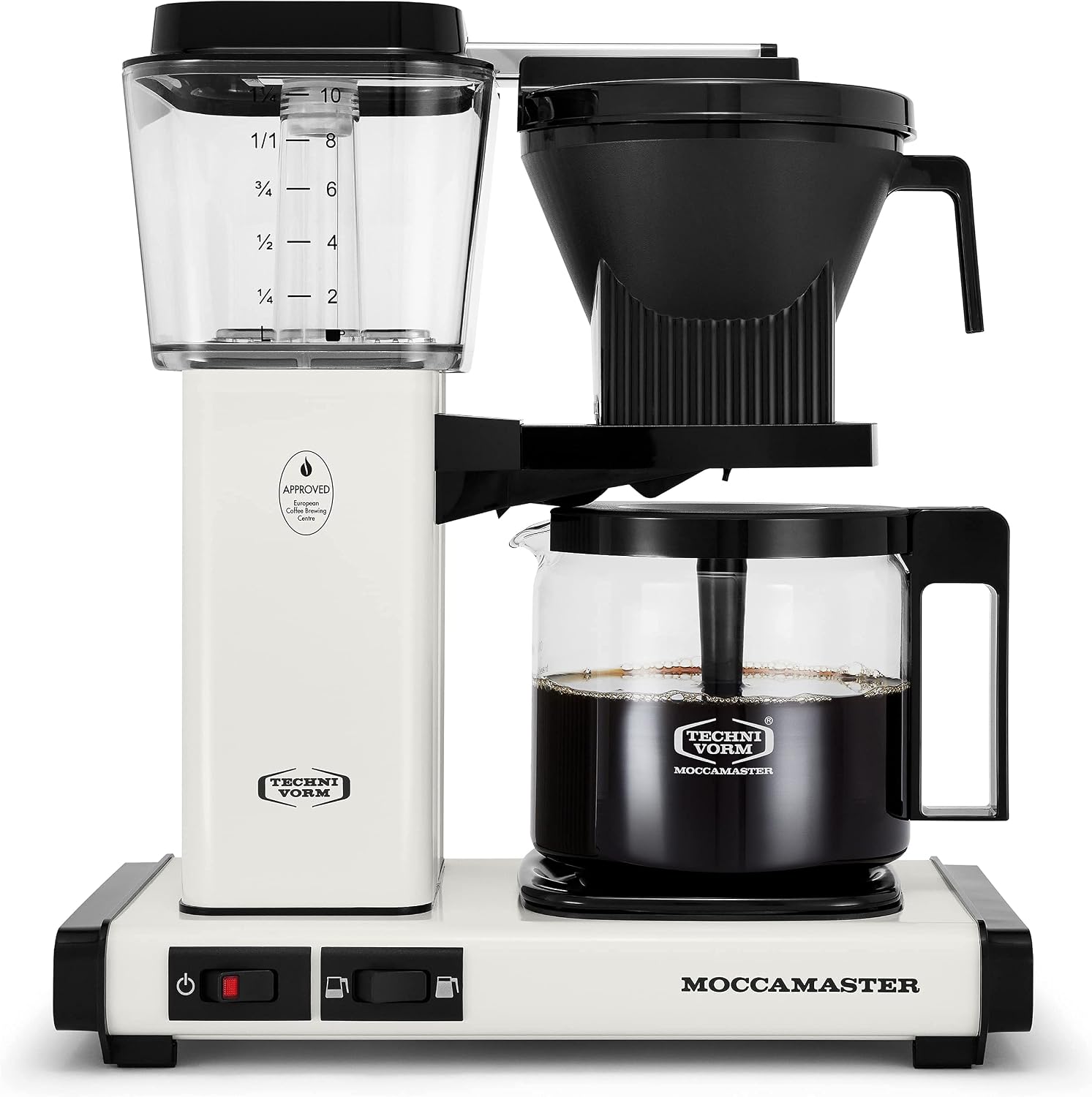 Moccamaster 53933 KBGV Select 10-Cup Coffee Maker, Off-White, 40 ounce, 1.25l (Renewed)