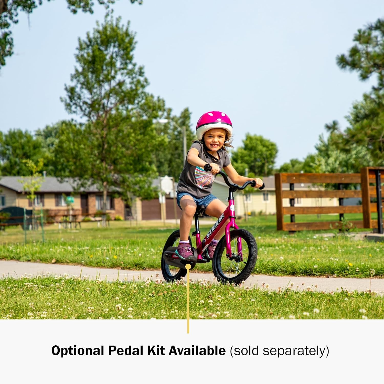 Strider 14x Classic, Balance Bike for Kids 3 to 6 Years - Includes Custom Grips, Padded Seat, Performance Footrest & All-Purpose Tires - Easy Assembly & Adjustments