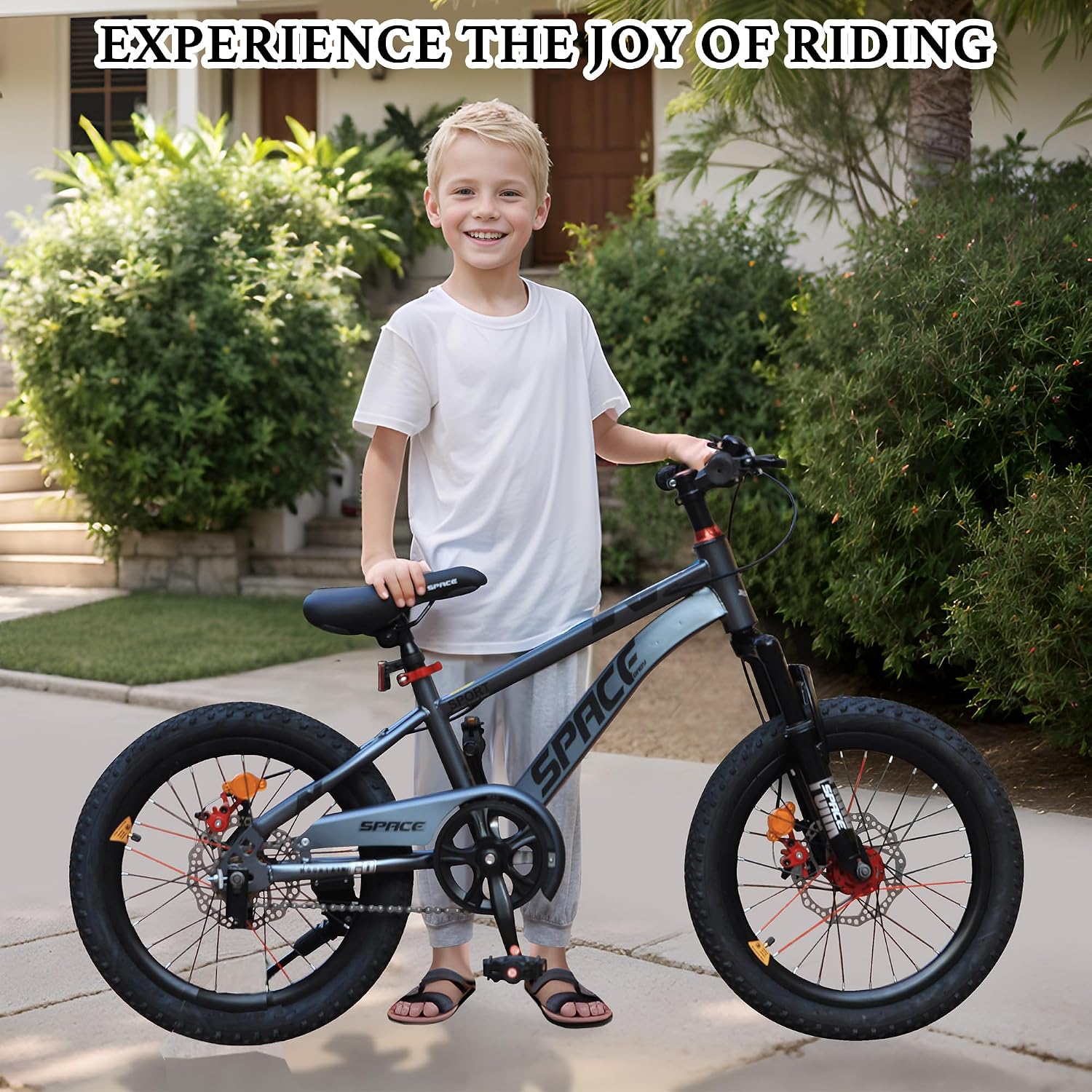 Kids Bike-18 20 Inch Bike for Boys and Girls Bicycle with Adjustable Seat and Handbrake, Bikes for Kids 7-13