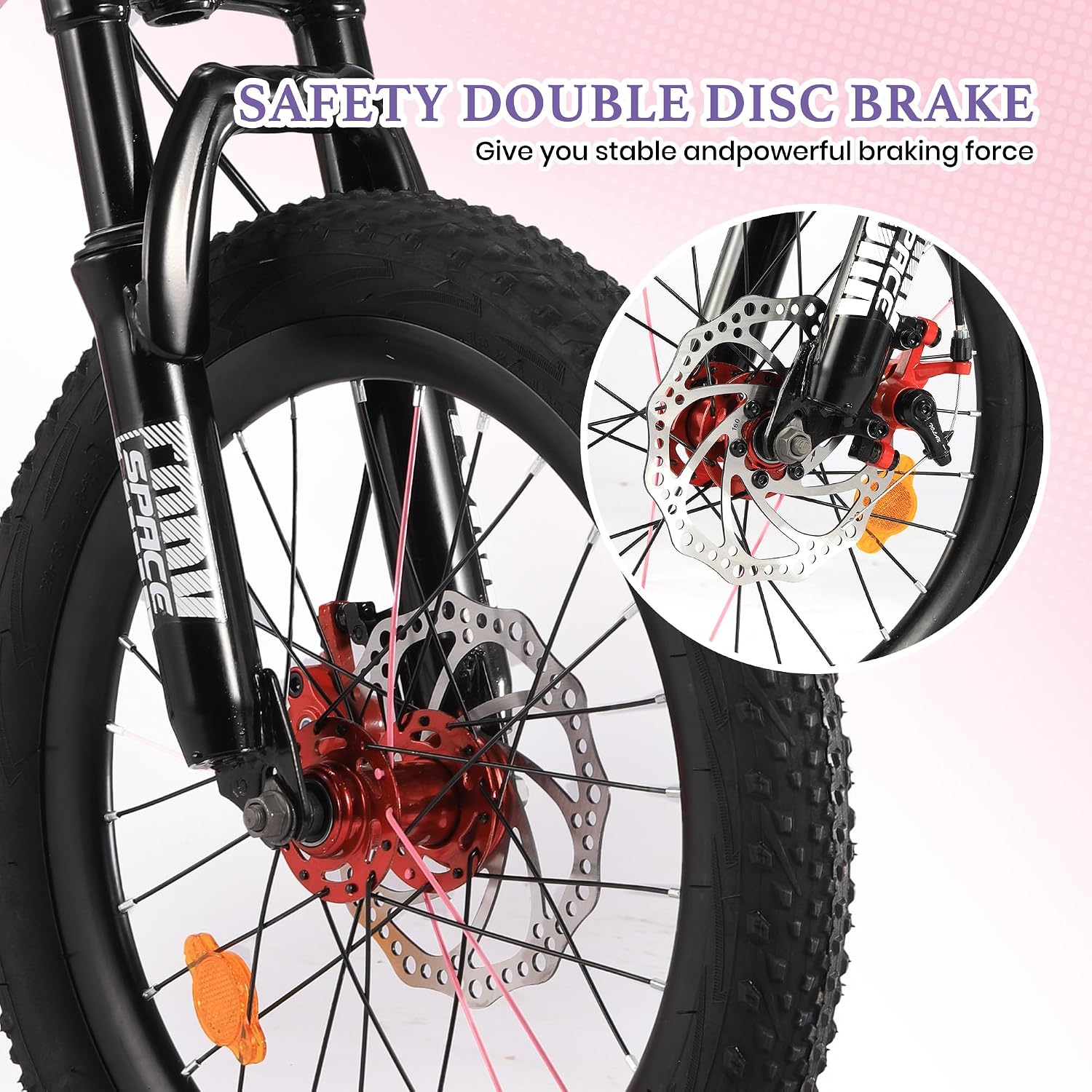 Kids Bike-18 20 Inch Bike for Boys and Girls Bicycle with Adjustable Seat and Handbrake, Bikes for Kids 7-13