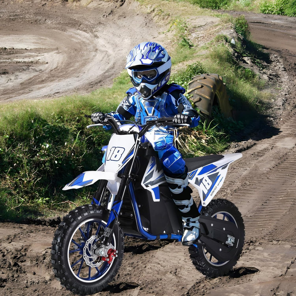 Mini Motorcycle,Stylish and Powerful Kids Dirt Bike with 36V 9A Battery-Stable Circuit System for Long Battery Life and User Safety,Speed: 25KM/H,6-14years