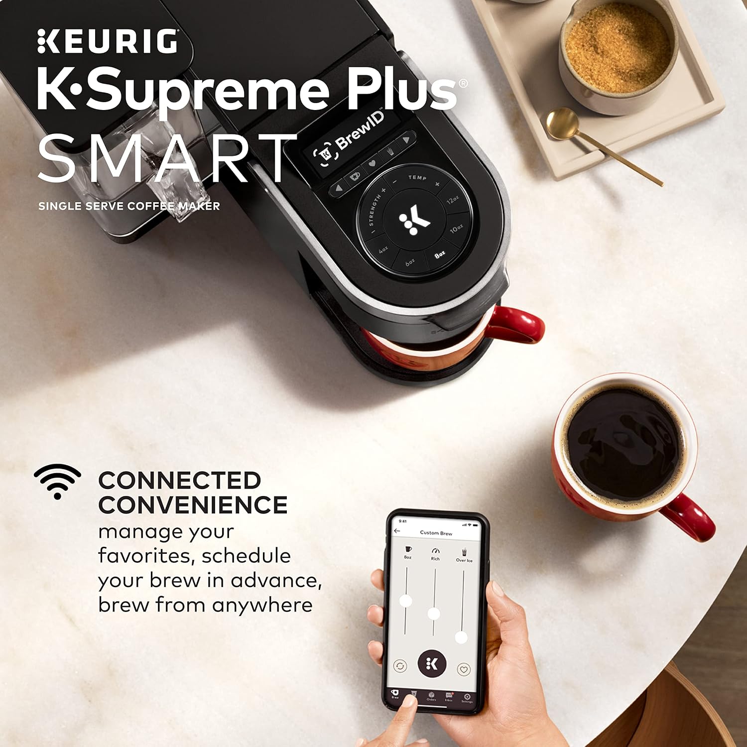 Keurig K-Supreme Plus SMART Single Serve Coffee Maker with Dunkin' Original Blend Medium Roast, 60 K-Cup Pods