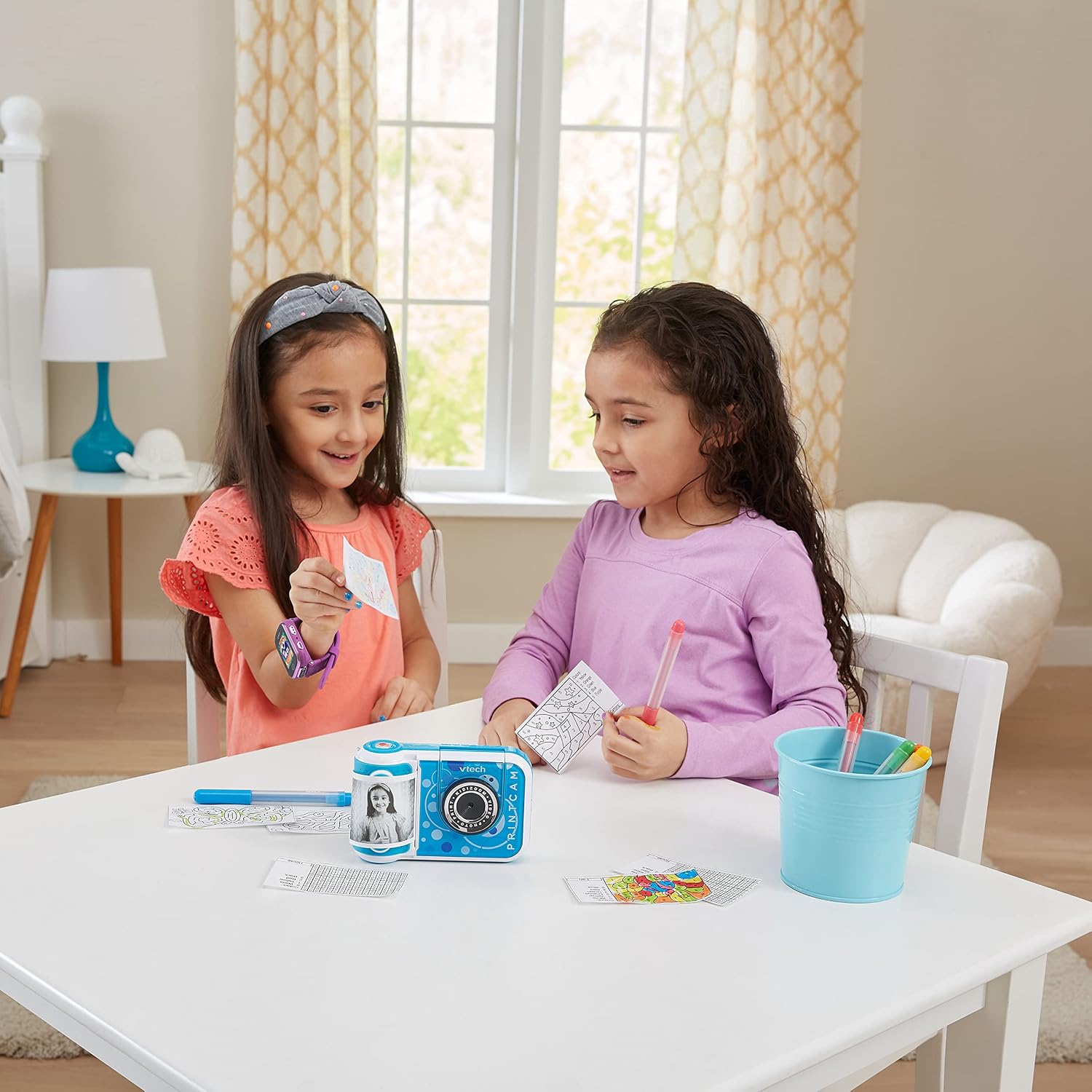 VTech KidiZoom PrintCam, High-Definition Digital Camera for Photos and Videos, Instant Prints, Flip-Out Selfie Camera, Kids Age 4 and up
