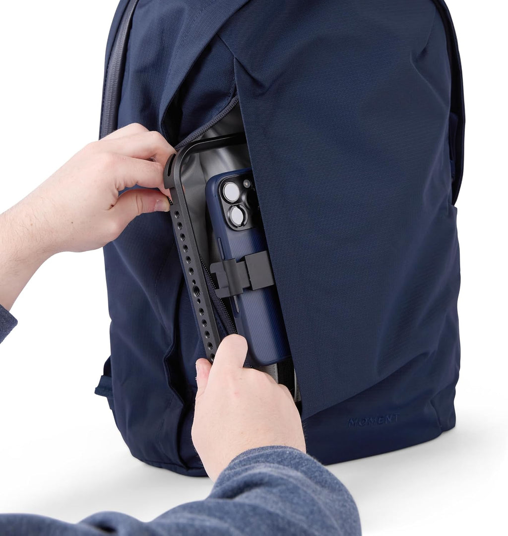 Moment Everything Backpack – 17L or 21L Weatherproof Everyday Camera & Laptop Bag (Gen 2, Navy, 21L)