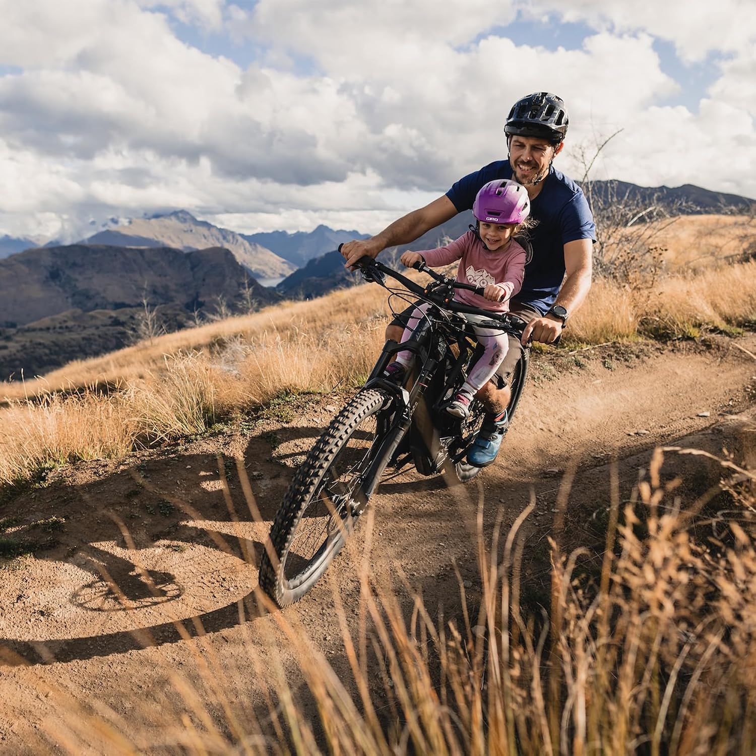 Kids Ride Shotgun - Child Bike Seat & Handlebar Combos - Front Mounted, for Children Aged 2~5 Years, Fits Most Adult Modern Mountain Bikes, Adjustable for Comfort