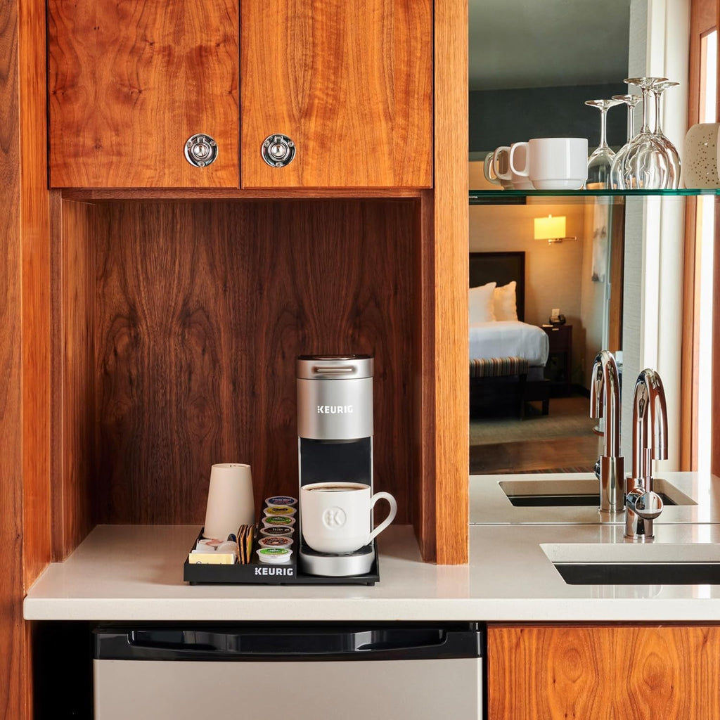 Keurig K-Suite Premium In-Room Hospitality Coffee Maker, Single Cup, Silver/Black