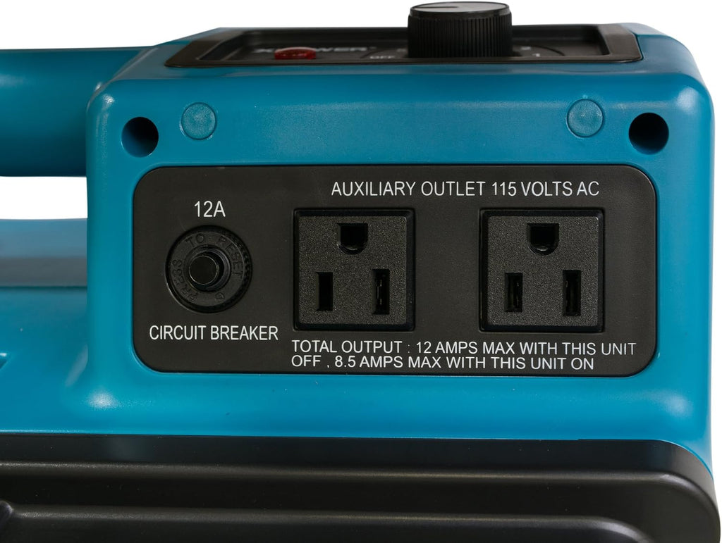 XD-125 Commercial Water Flood Damage Restoration Package for Home Garage Basements Restrooms Restaurants Crawl Spaces-Includes 4 Mini Air Movers,Dehumidifier,Mini HEPA Air Scrubber-Blue