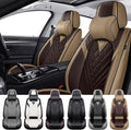 Car Seat Covers for Lexus TX 350 2024-2026, Waterproof Nappa Leather Front Seat Cover with Headrests, Anti-Slip and Comfortable Automotive Seat Protector&Accessories(Brown Coffee)