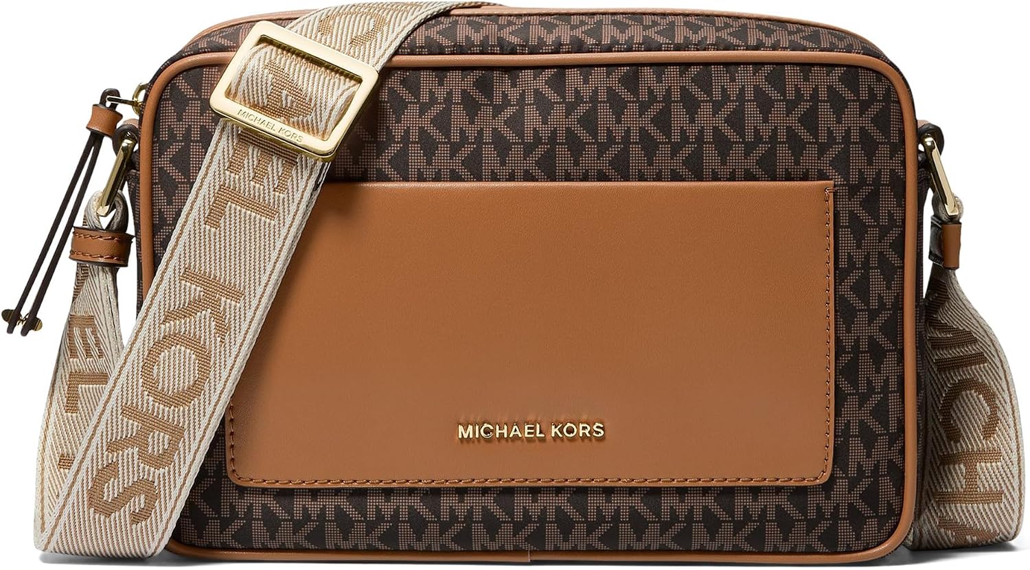 Michael Kors Women's Jet Set Webbing Strap Crossbody Bag