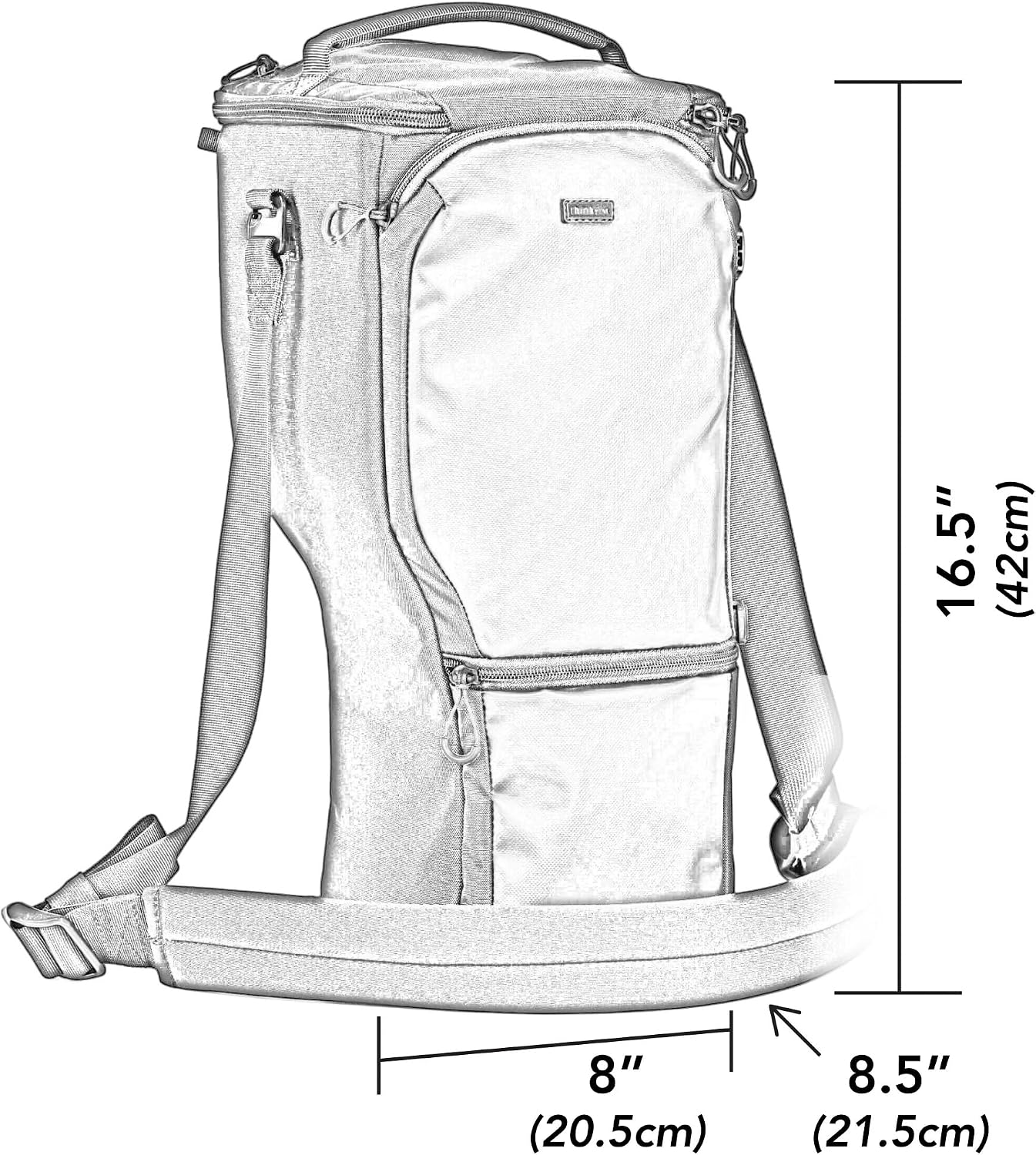 Think Tank Digital Holster 150 V3 Camera Bag Only for Gripped Camera Body with 150-600mm Long Lens Attached