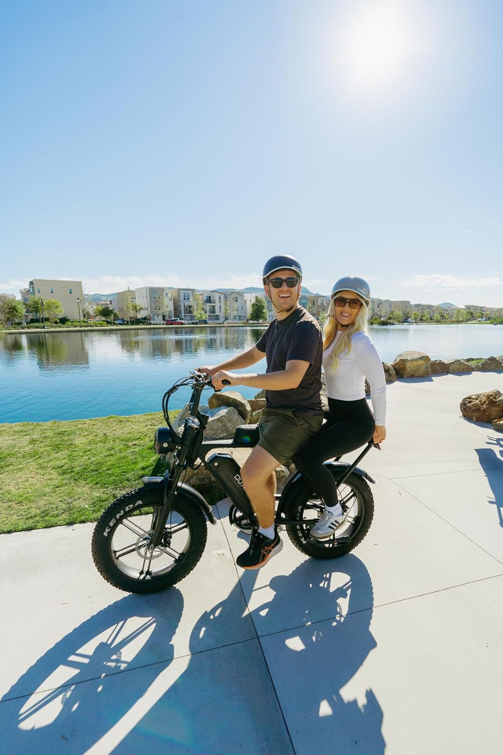 OUXI V8 Series Electric Bike for Adults, Ebike Peak 500W/1000W, 20/31 MPH, 10.4/15/30 AH Removable Battery, 16''/20' Fat Tire Electric Bike, 7-Speed Gear Electric Bicycles, Dual Disc Brakes