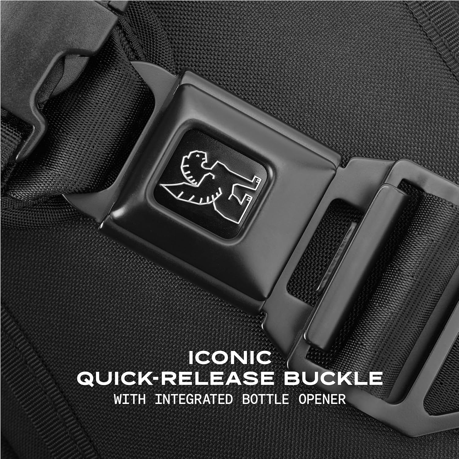 Chrome Industries Kadet Sling Messenger Bag – Crossbody Backpack for Women and Men w/Quick Release Buckle