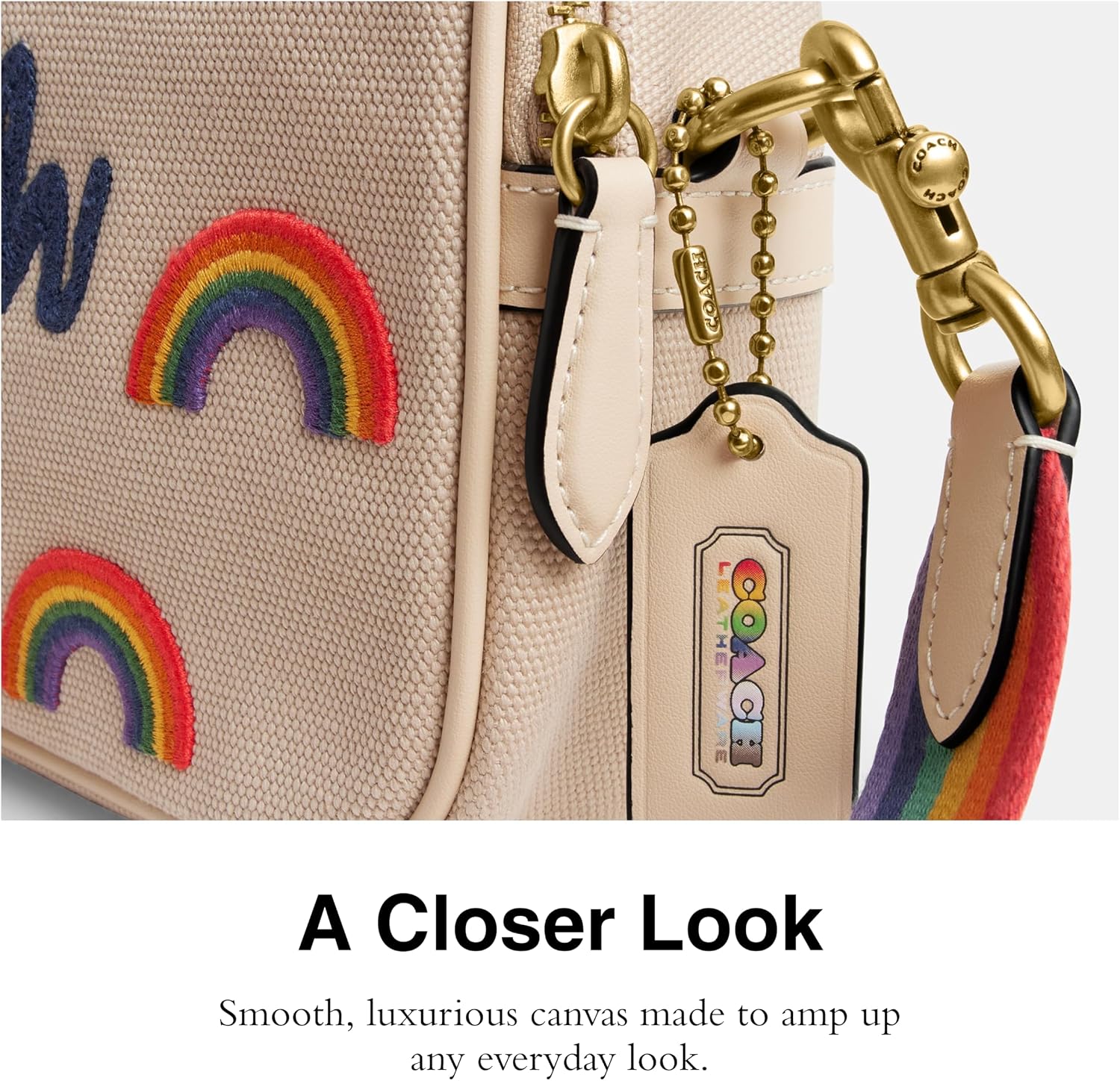 Coach Rainbow Theo Camera Bag