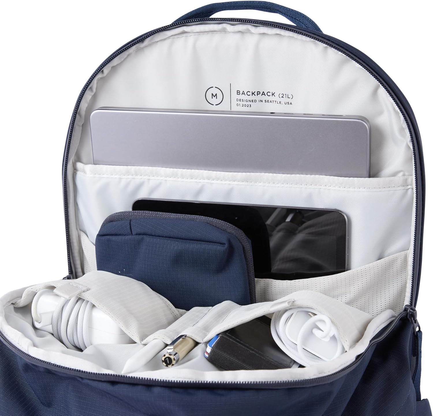 Moment Everything Backpack – 17L or 21L Weatherproof Everyday Camera & Laptop Bag (Gen 2, Navy, 21L)