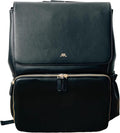 Ruby Camera Backpack – Sleek, Durable Vegan Leather Bag with Gear Dividers, Laptop Compartment, and Side Access for Cameras & Gear, Black