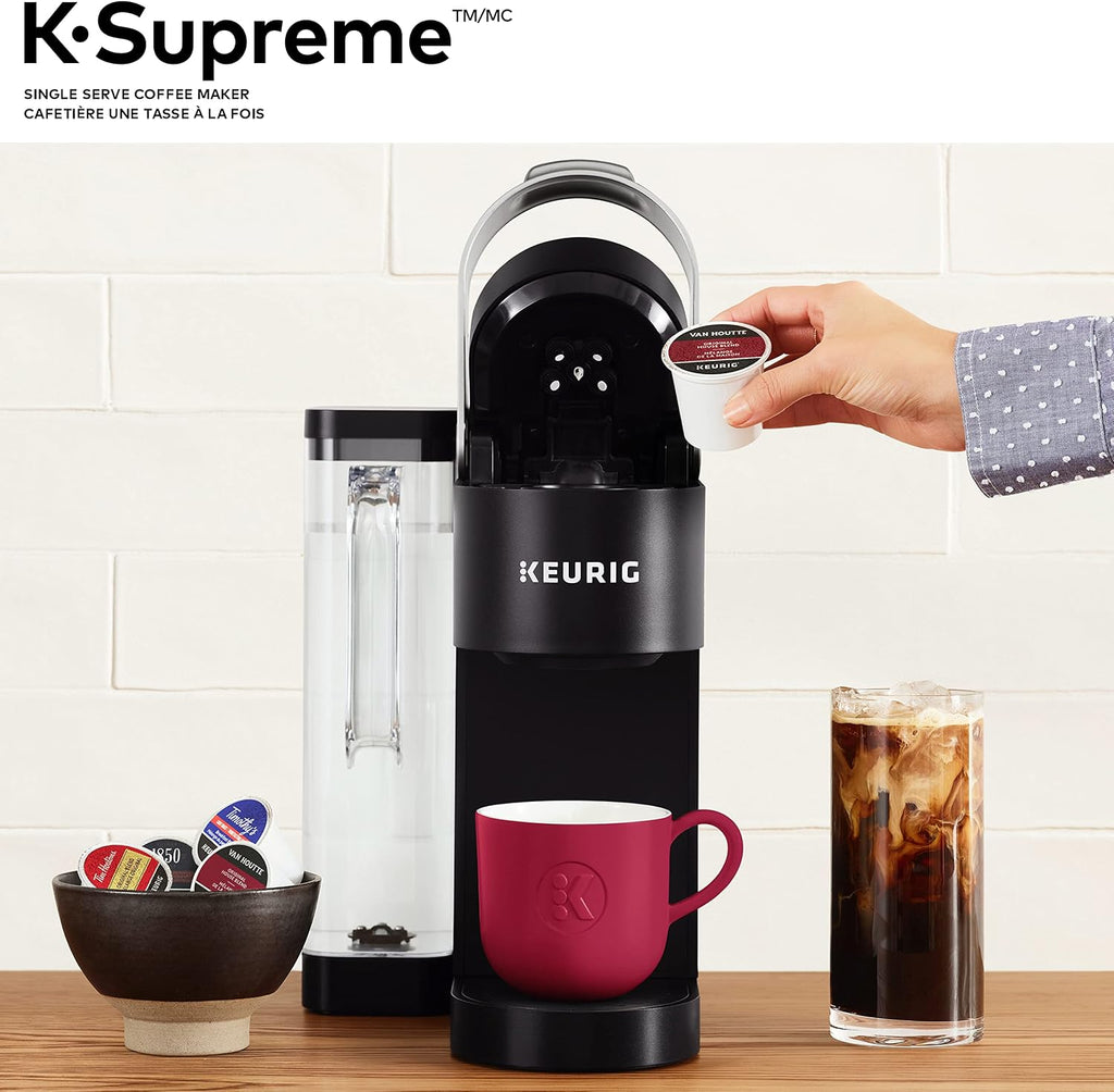 Keurig K-Supreme Coffee Maker, Single Serve K-Cup Pod Coffee Brewer, With MultiStream Technology, 66 Oz Dual-Position Reservoir