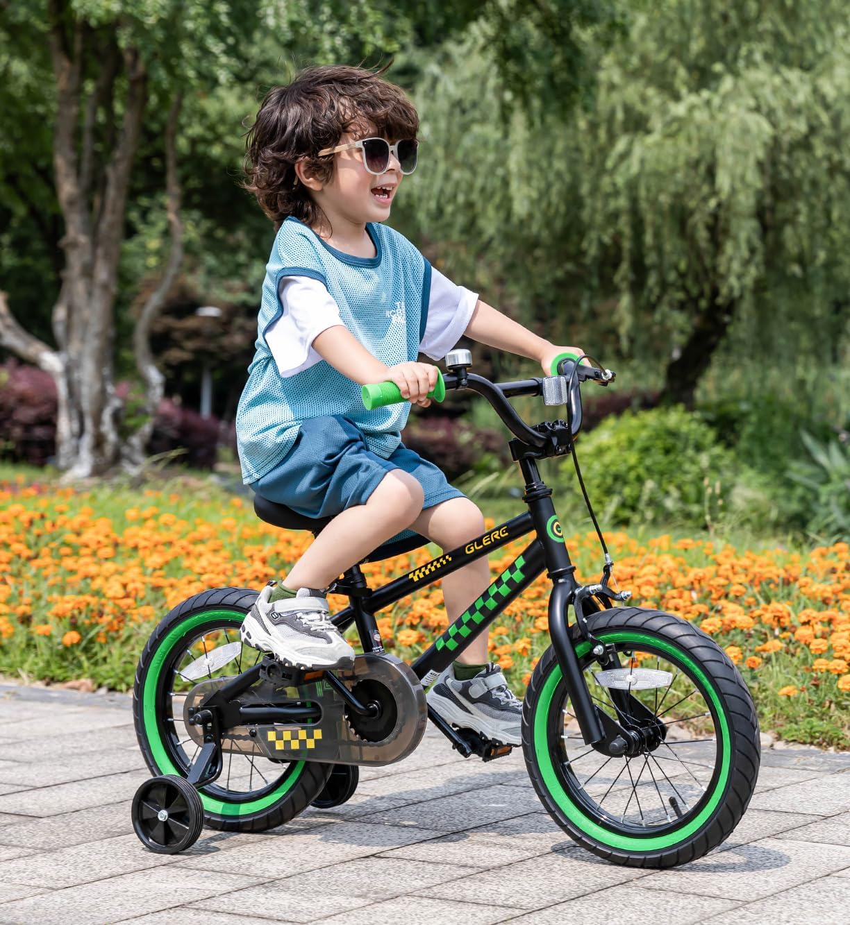 Glerc NuNu 12 14 16 Inch Kids Bike BMX Style for 2-8 Years Old Boys Girls, Toddler Bicycles with Training Wheels & Coaster Brake, Multiple Colors | Toddler Bicycles, Training Wheels, Coaster Brake, Toddler Bicycles, Training Wheels, Coaster Brake