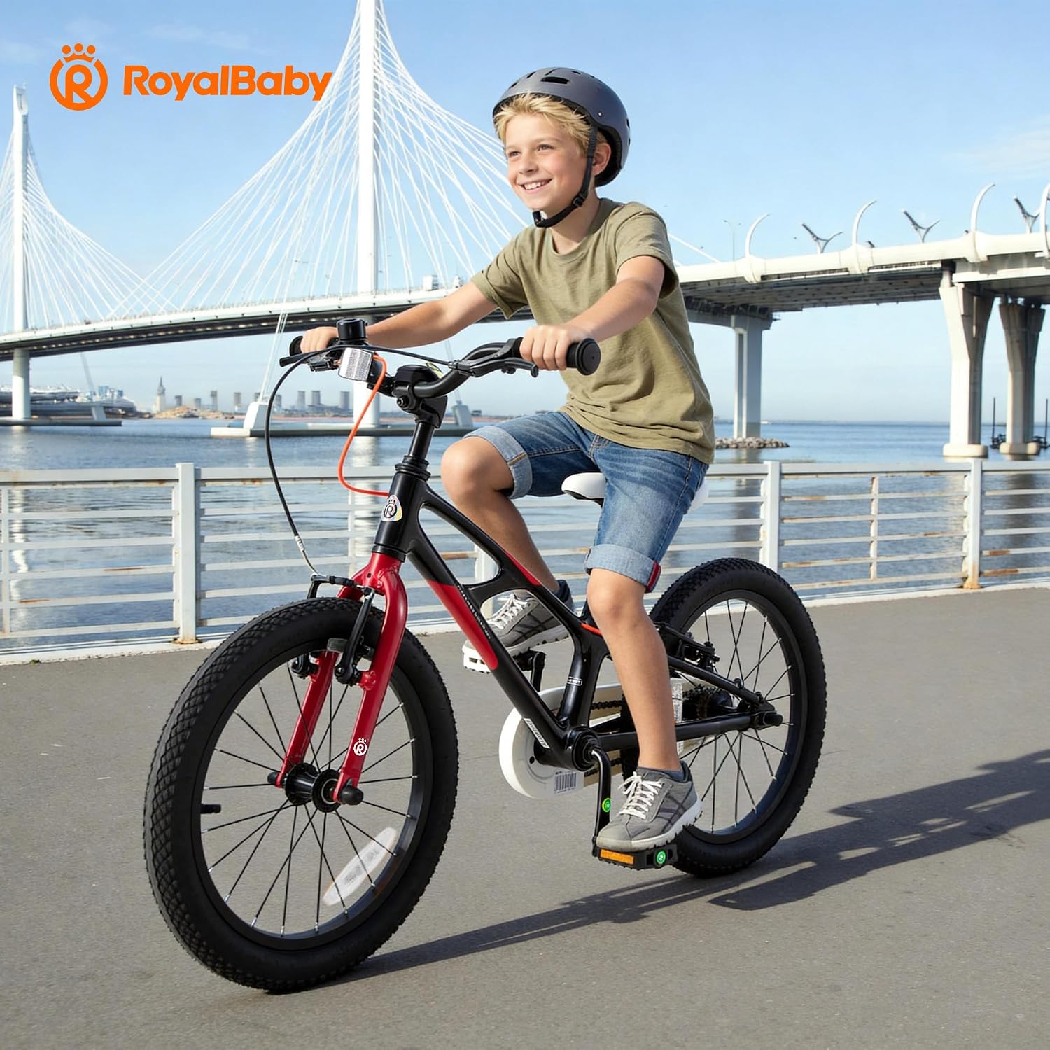 RoyalBaby Kids Bike Lightweight Magnesium Alloy, 14 16 18 Inch Children's Bicycle for Boys Girls Ages 3-9