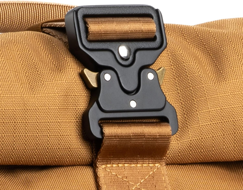 Think Tank FocusPoint 22L RollTop Camera Backpack - Golden Hour: Expandable Travel & Camera Backpack with Laptop Sleeve, Quick Side and Back Access, Rain Cover – Versatile Photography & Travel Bag