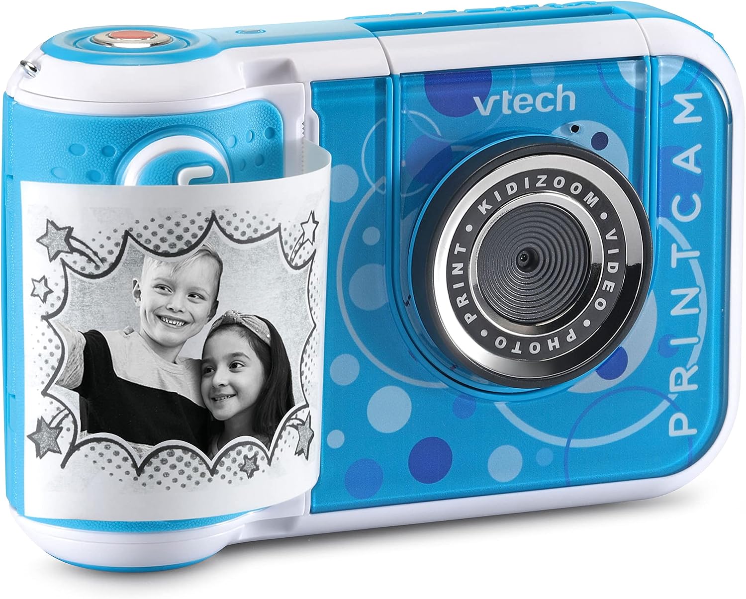 VTech KidiZoom PrintCam, High-Definition Digital Camera for Photos and Videos, Instant Prints, Flip-Out Selfie Camera, Kids Age 4 and up