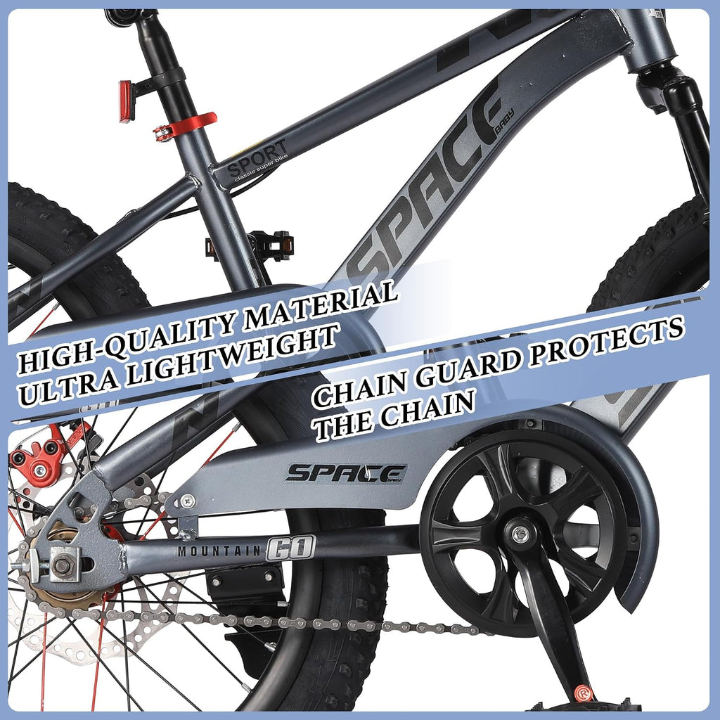 Kids Bike-18 20 Inch Bike for Boys and Girls Bicycle with Adjustable Seat and Handbrake, Bikes for Kids 7-13
