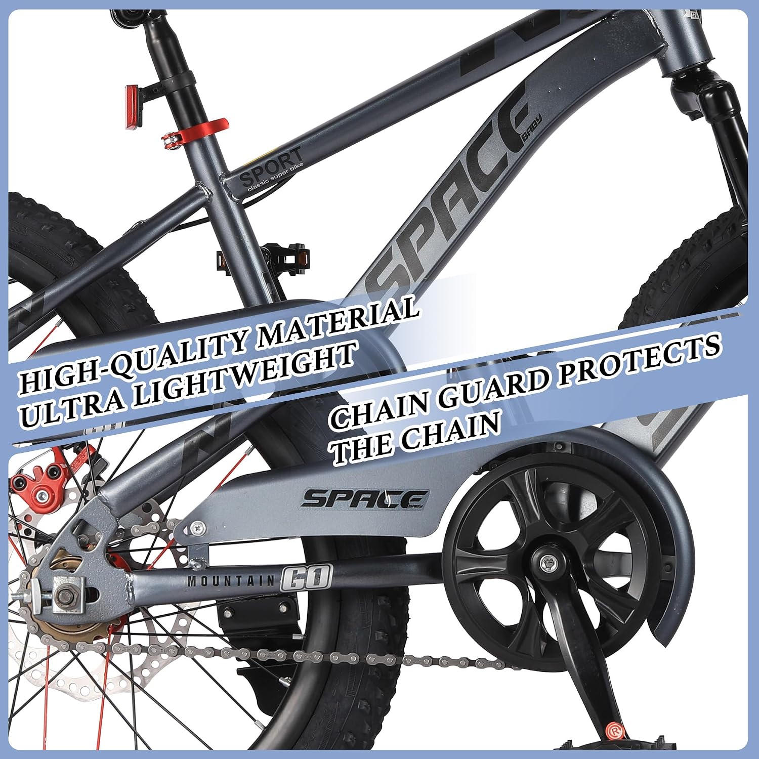 Kids Bike-18 20 Inch Bike for Boys and Girls Bicycle with Adjustable Seat and Handbrake, Bikes for Kids 7-13