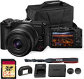 Canon EOS R50 V Mirrorless Camera with 14-30mm f/4-6.3 RF-S Lens | 4K Video, Dual Pixel Autofocus, Flip Screen | Compact RF Mount Vlog Camera Kit with Bag and 64GB Card