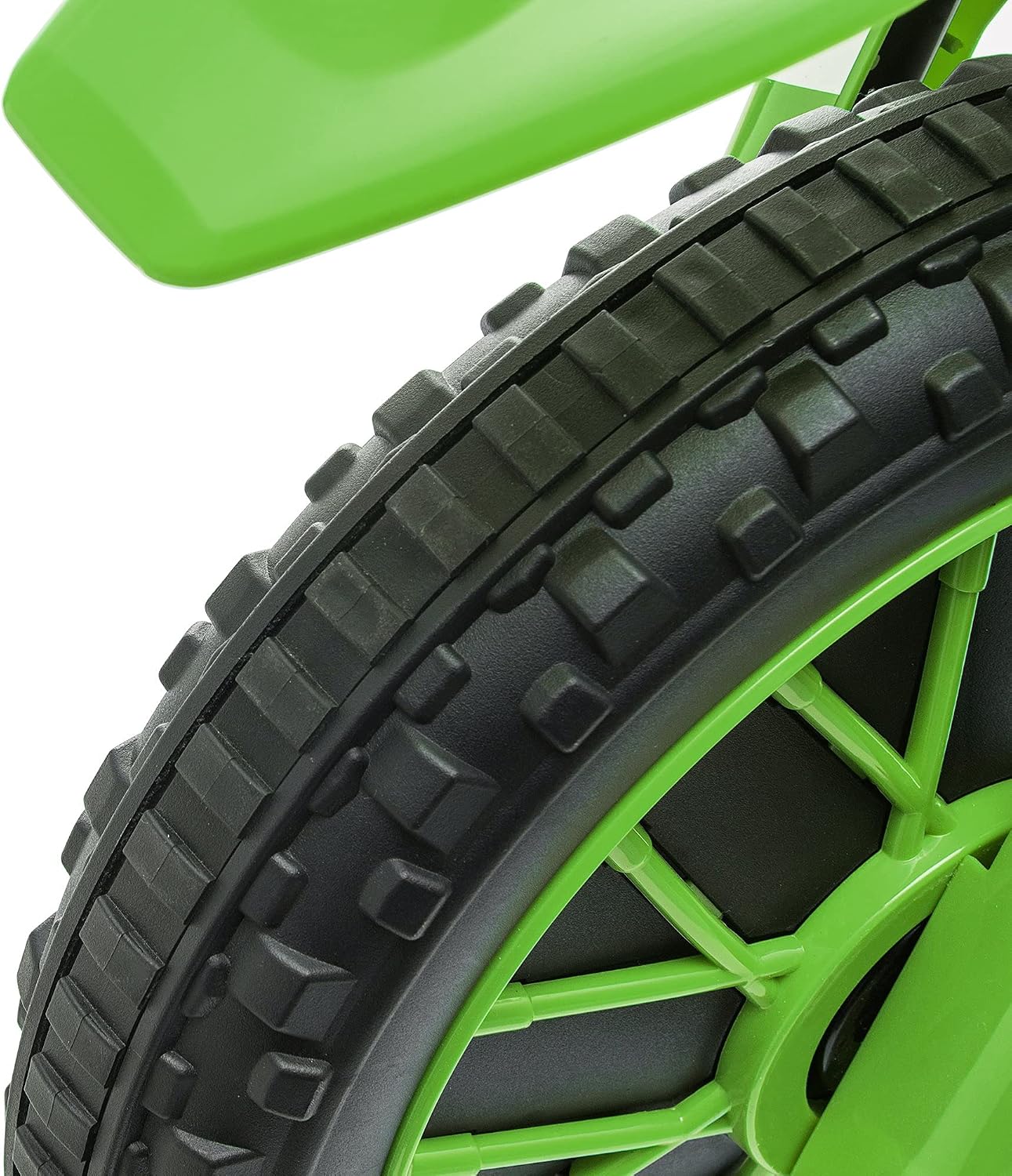 Aosom 12V Kids Motorcycle w/Treaded Tires, 5mph Top Speed Electric Bike for Kids, Ride On Motorcycle w/Training Wheels, Battery Charger, Spring Suspension, Green
