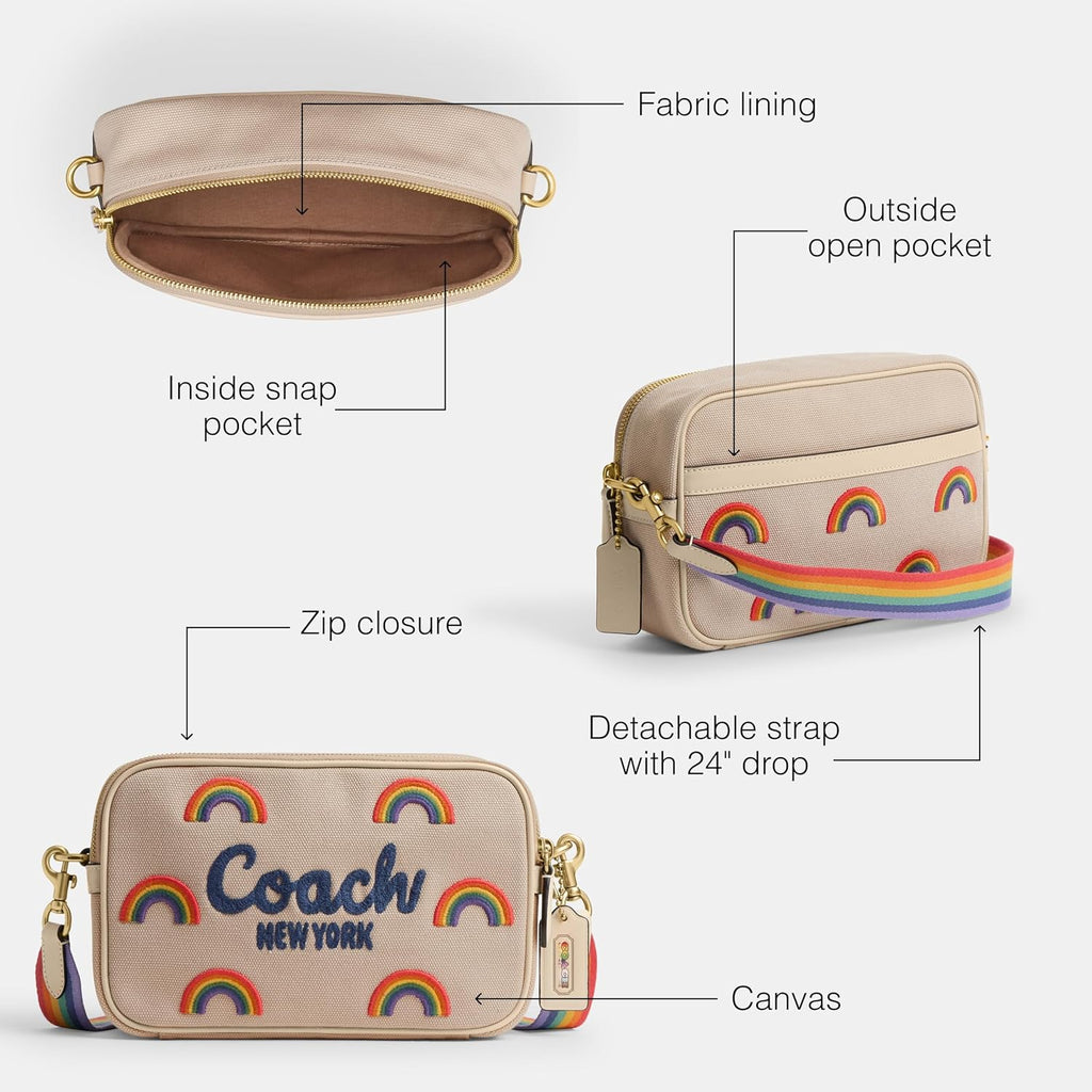 Coach Rainbow Theo Camera Bag
