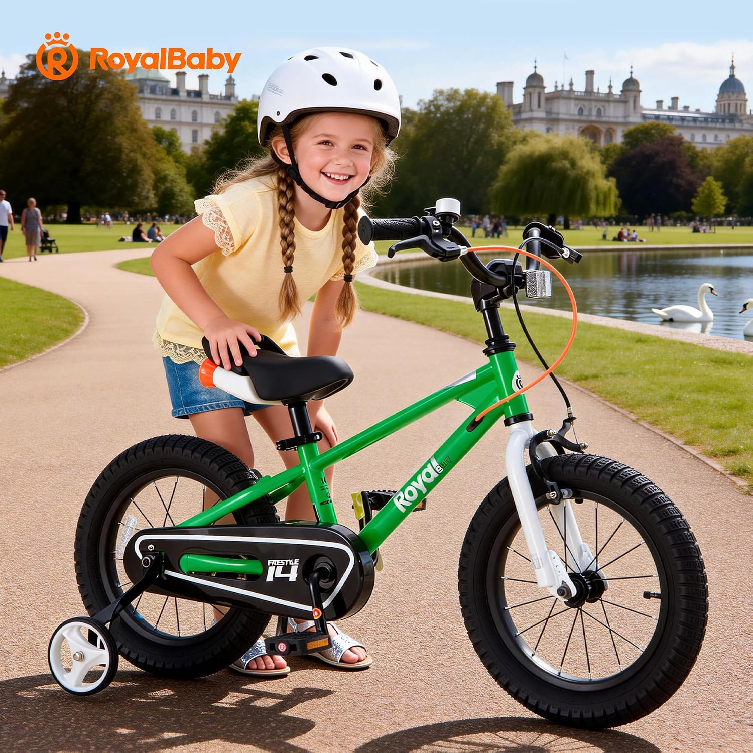 RoyalBaby Kids Bike with Dual Handbrake for Beginners,12 14 16 18 20 Inch Bicycle for Boys & Girls Ages 3-10 Years