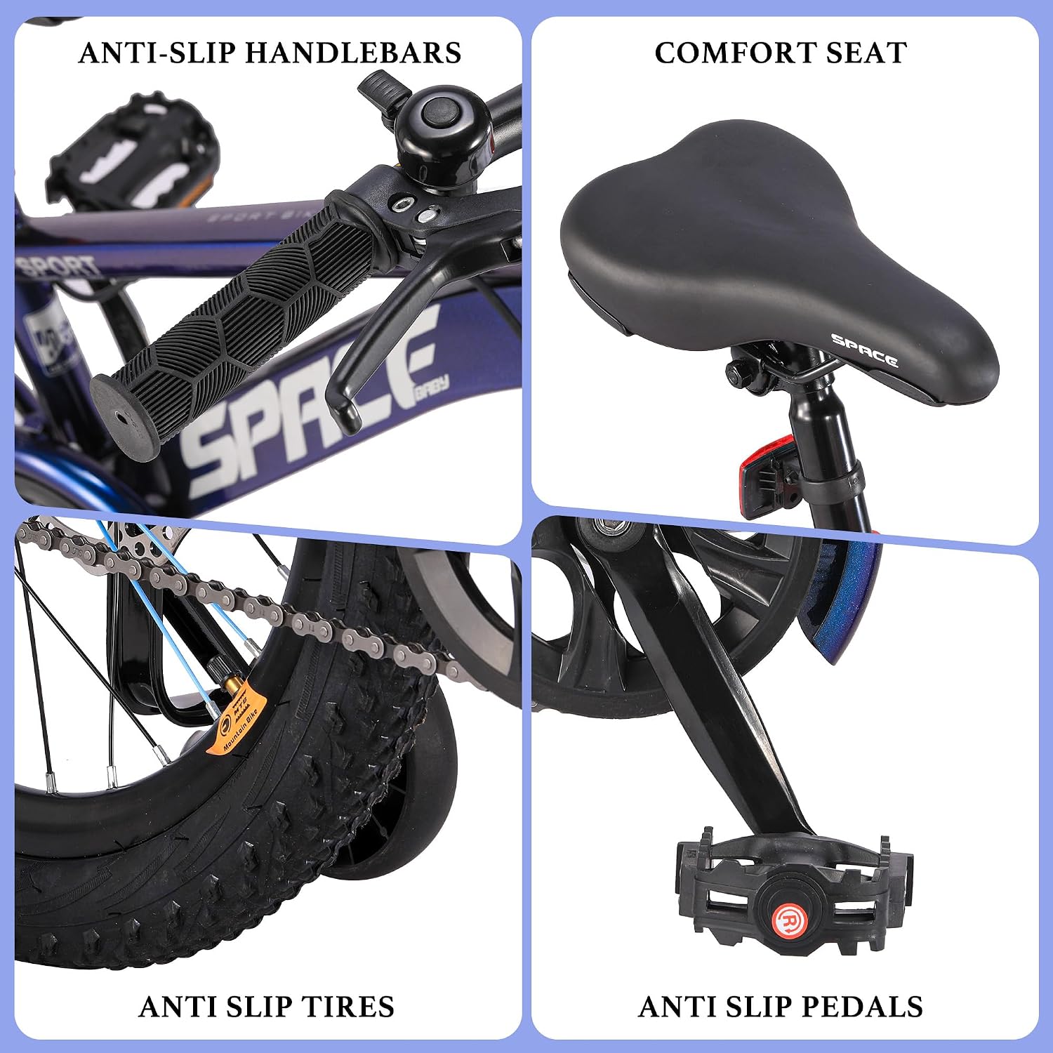 Kids Bike-18 20 Inch Bike for Boys and Girls Bicycle with Adjustable Seat and Handbrake, Bikes for Kids 7-13