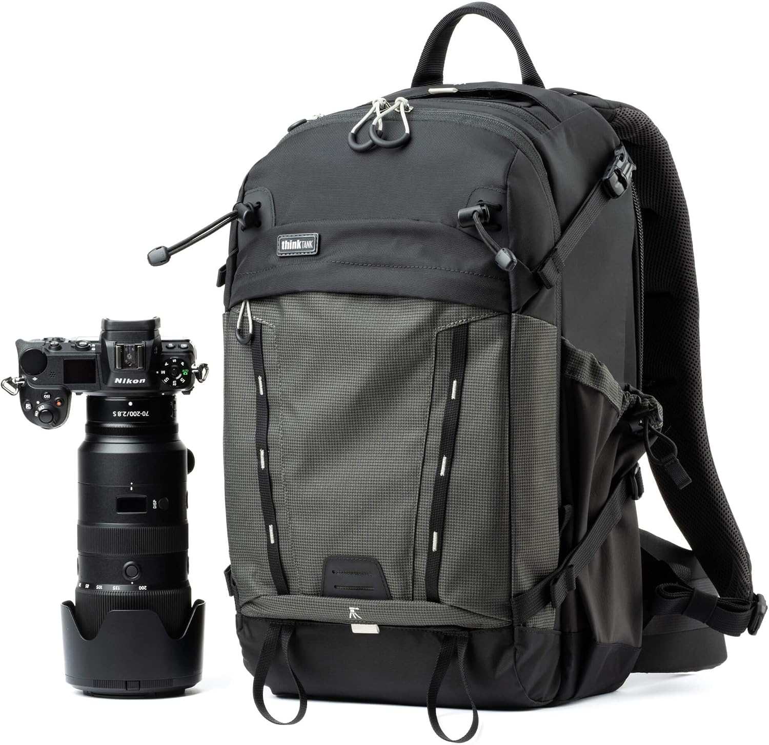 Think Tank BackLight 18L Camera Daypack Backpack for DSLR, Mirrorless, Photography and Video - Slate Black