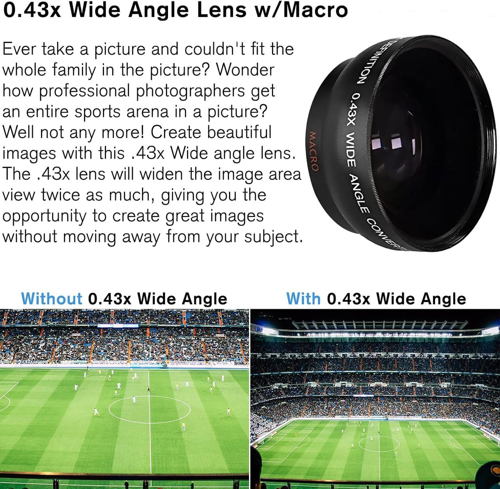Canon EOS 2000D (Rebel T7) DSLR Camera wCanon EF-S 18-55mm F3.5-5.6 III Lens and Sunshine Photo Professional Accessories Bundle (Renewed)