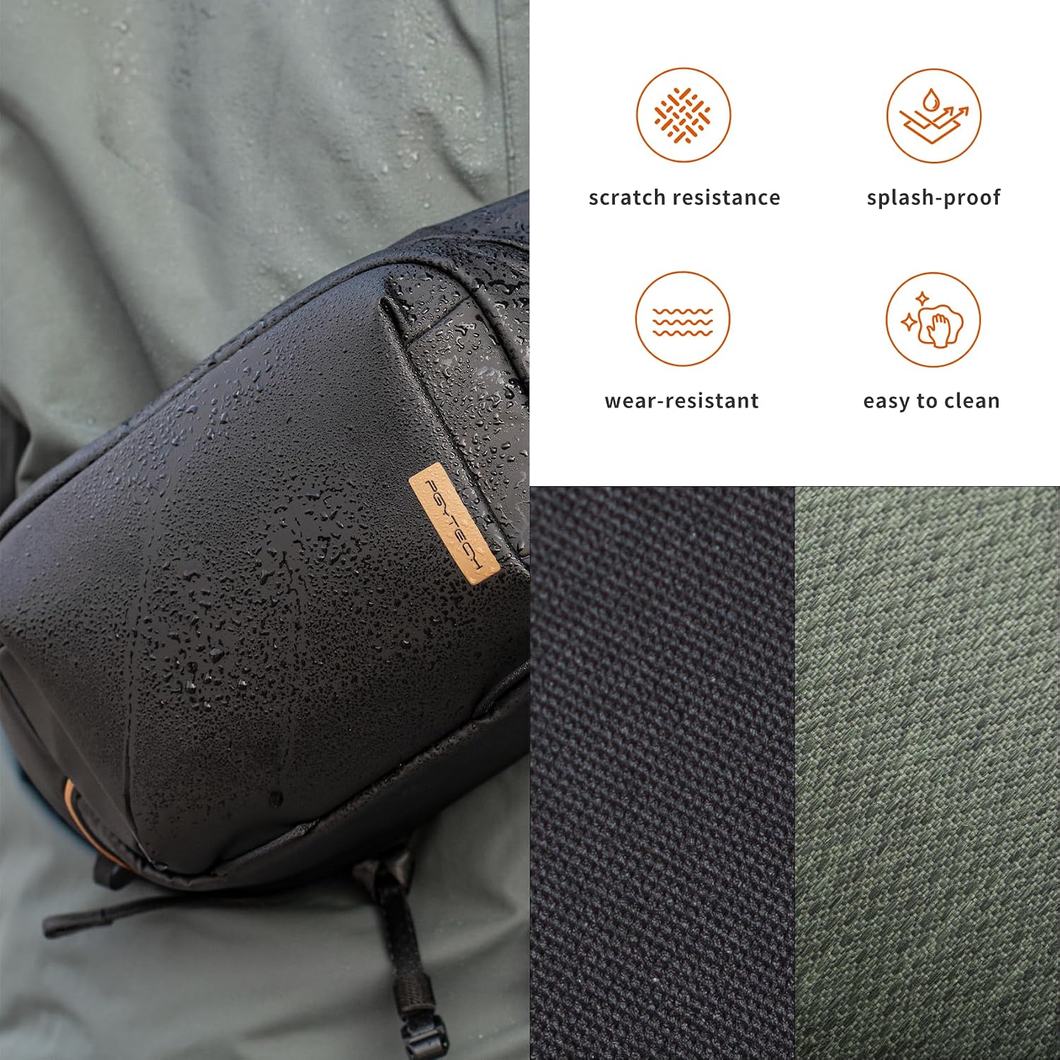 PGYTECH OneGo Solo V2 Camera Sling Bag, 10L Crossbody Camera Bag for Urban Travel Photographers, Mirrorless Camera Bag for Sony/Canon/Nikon/DJI Mavic/Air/Mini/Tripod/Laptop, Green