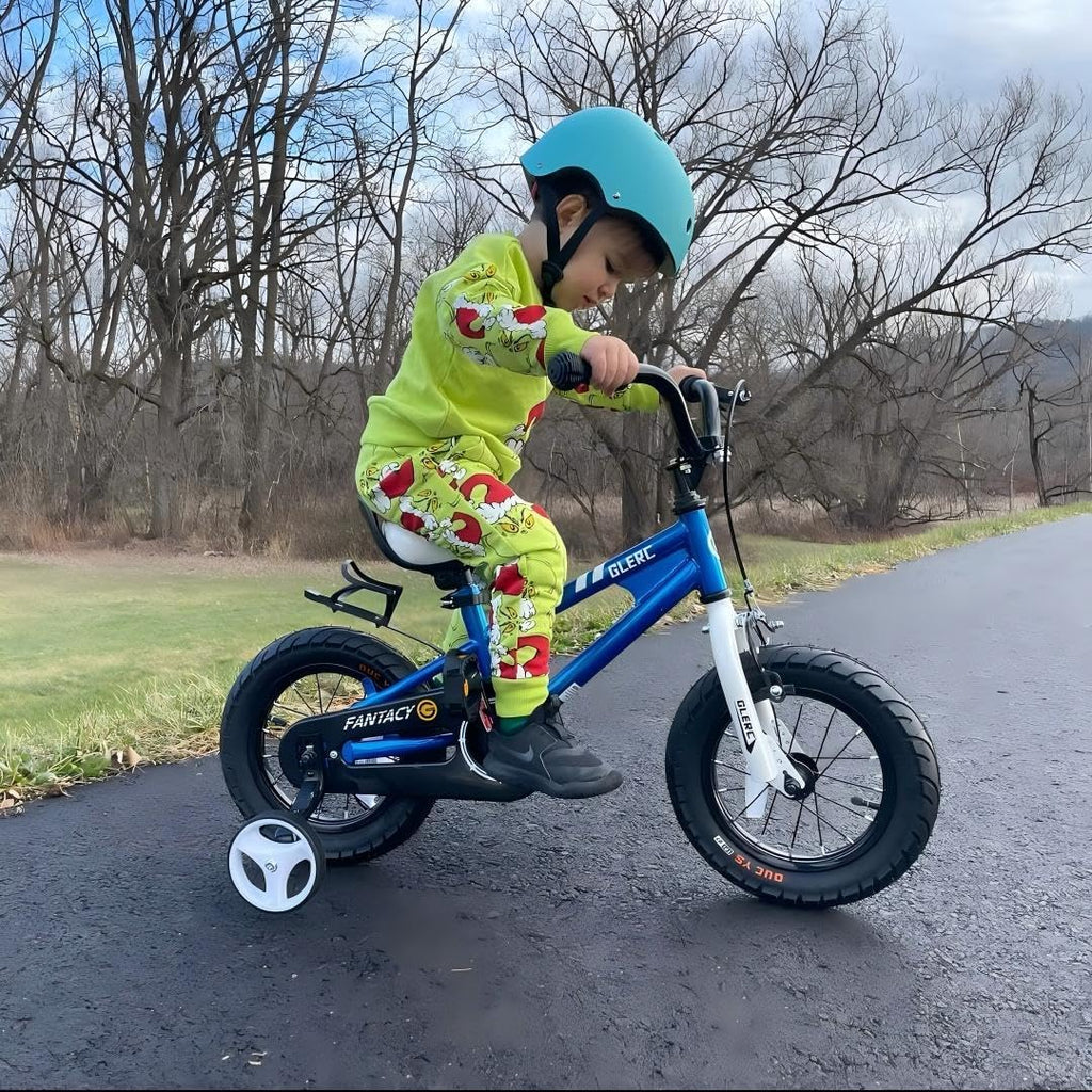Glerc Fantacy Kids Bike, 12-20 Inch Children Bicycle for 2-13 Years Old Boys Girls, Kids Bicycle with Water Bottle Holder & Headlight & Training Wheels, Multiple Colors