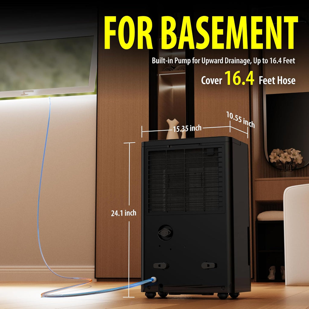 dehumidifier (Black, with pump no wifi)