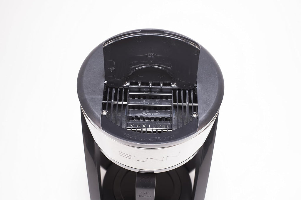 BUNN HB Heat N Brew Programmable Coffee Maker, 10 cup, Stainless Steel, 46500.0003