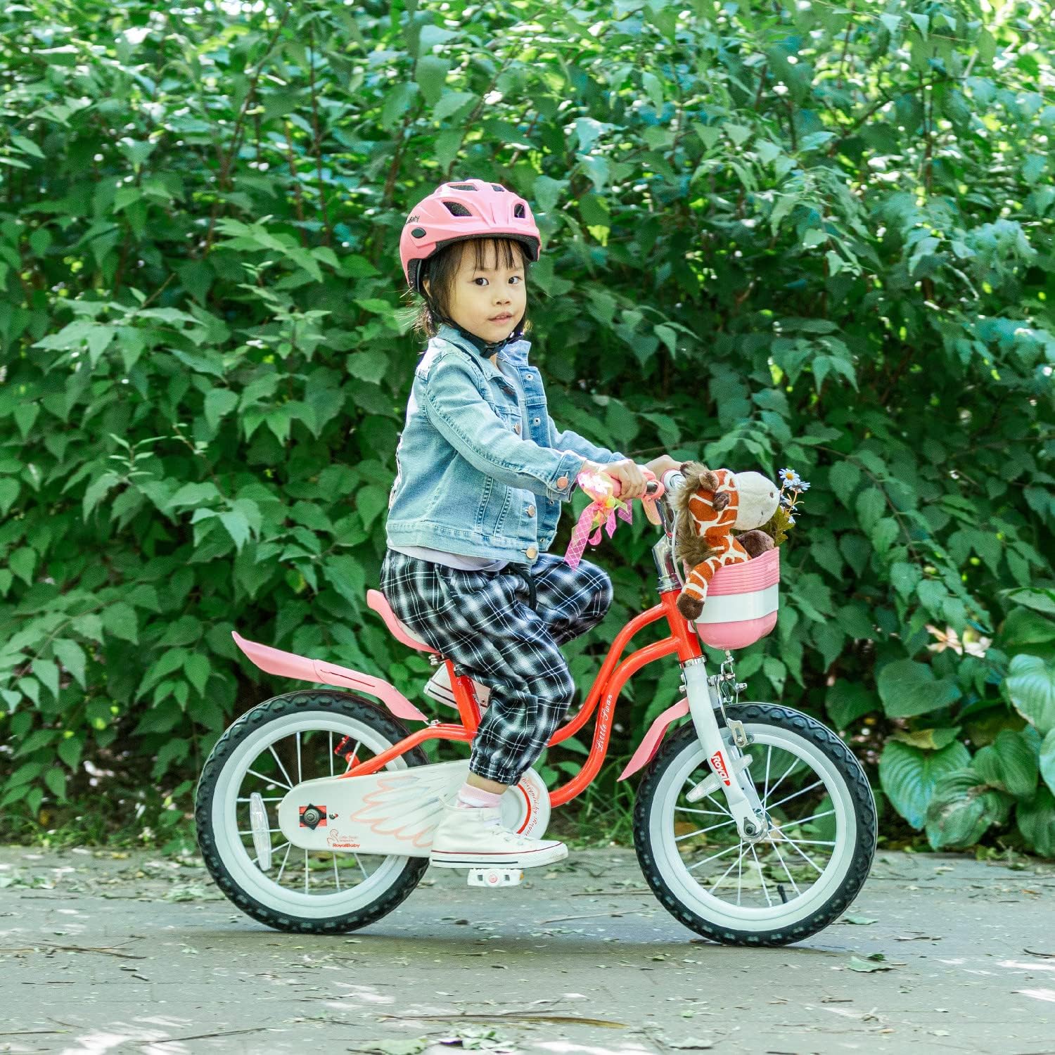 Royalbaby Princess Girls Kids Bike 12 14 16 18 20 Inch Children Bicycle with Basket for Age 3-12 Years