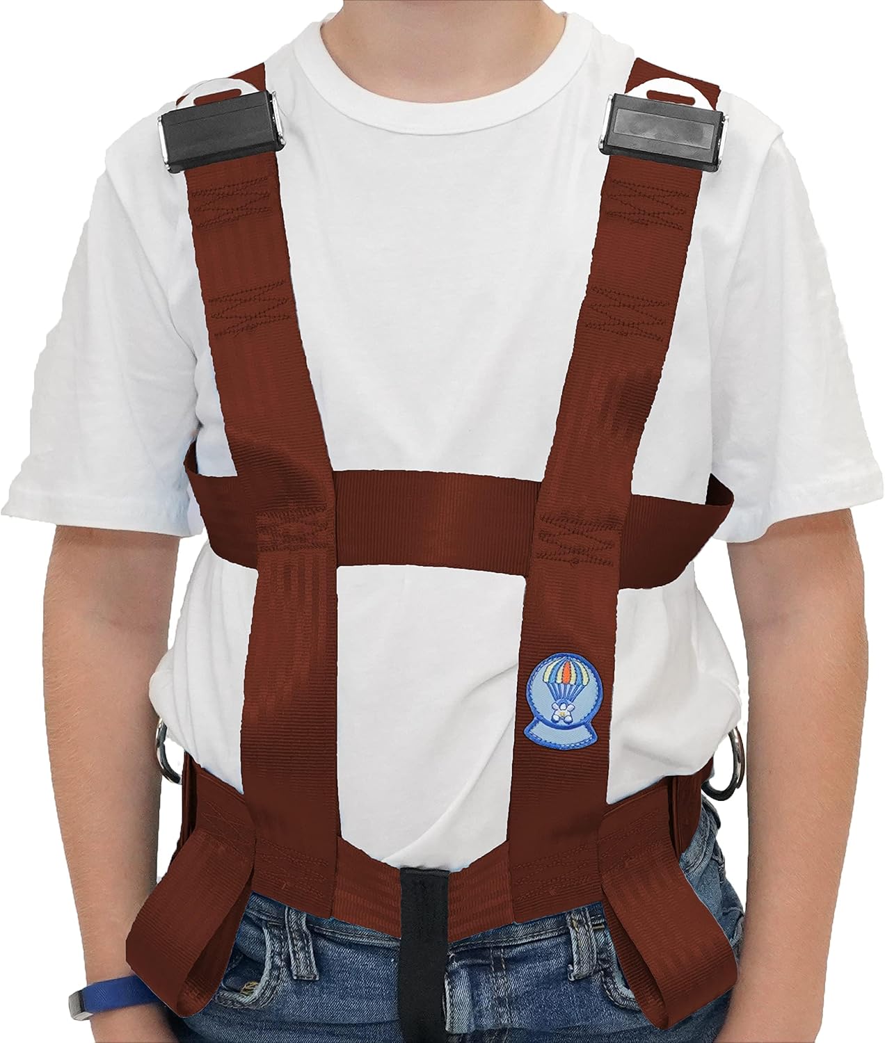 EZ-ON Products 303Z Medium Rear Zipper Closure Durable Personal Vehicle User-Friendly Safety Transportation Vest with Seat Belt Loops. Meets NHTSA Regulation. Mount Sold Separately.