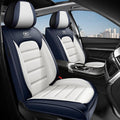 2 Seat Covers for Infiniti QX80 2000-2026 Breathable Car Seat Covers,Anti-Slip Waterproof Car Seat Protectors with Airbag,Automotive Vehicle Cushion with Storage Pockets (Standard,Blue)
