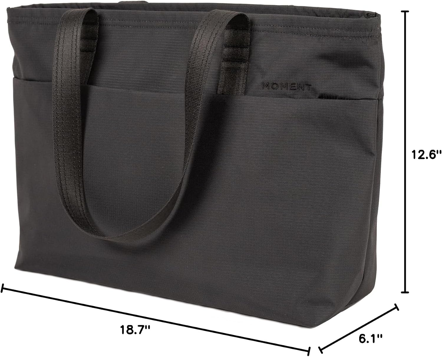 Moment Everything Travel Tote – 19L Weatherproof Camera & Tech Bag with Padded Laptop Sleeve & Crossbody Strap