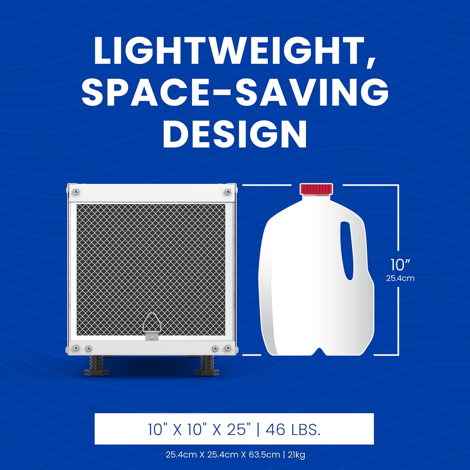 AprilAire E050 Dehumidifier – Compact, 50 PPD for Crawl Spaces, Attics, Garages, Basements up to 1,600 Sq. Ft., Part of the AprilAire Healthy Air System