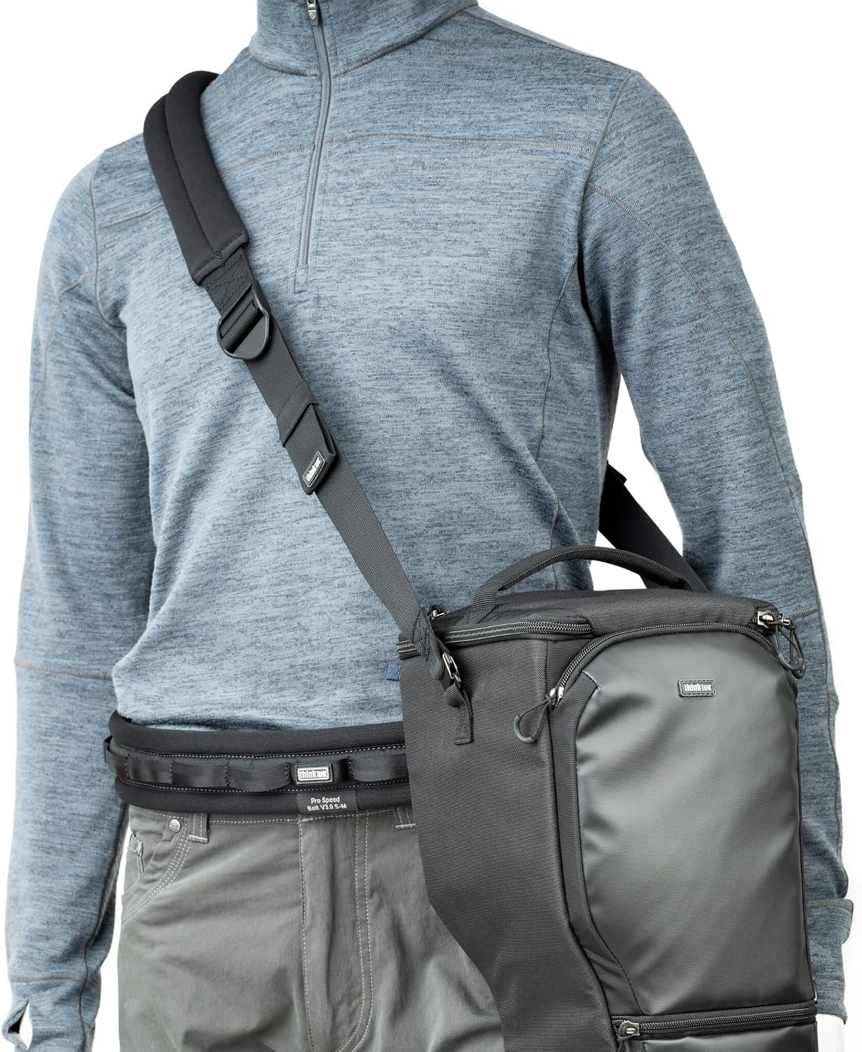Think Tank Digital Holster 150 V3 Camera Bag Only for Gripped Camera Body with 150-600mm Long Lens Attached