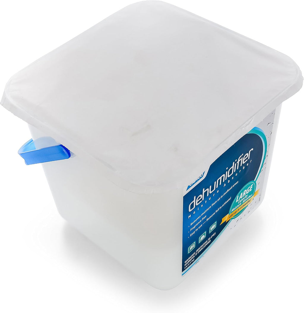 Camco Moisture Absorber Bucket - Features Fast-Acting Moisture-Absorbing Agent - No-Fragrance Beads – Use with RV Storage,Camper Organization & More (44282),(Pack of 4)