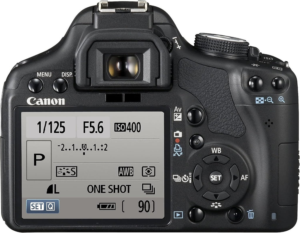 Canon EOS Rebel T1i 15.1 MP CMOS Digital SLR Camera with 3-Inch LCD and EF-S 18-55mm f/3.5-5.6 IS Lens (Renewed)