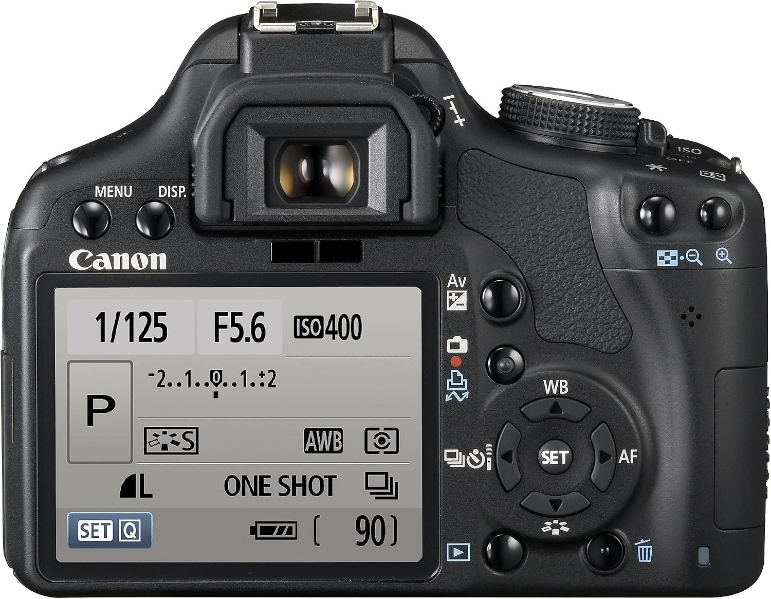Canon EOS Rebel T1i 15.1 MP CMOS Digital SLR Camera with 3-Inch LCD and EF-S 18-55mm f/3.5-5.6 IS Lens (Renewed)