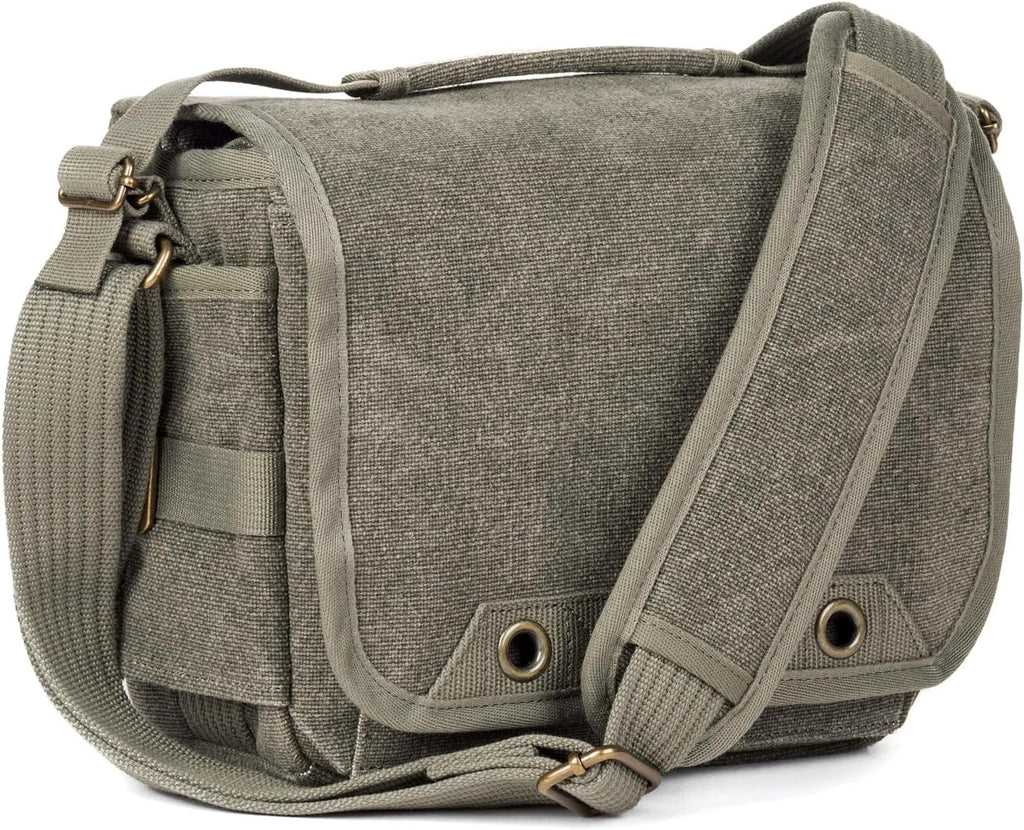 Think Tank Retrospective 5 V2.0 Canvas Shoulder Bag for Mirrorless or Standard DSLR Cameras and Photo Accessories - Pinestone - Small