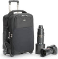 Think Tank Airport International V3.0 2 Wheel Rolling Carry-On Camera Bag, 80mm Quiet Wheels, Retractable Handle, Custom Design Interior Compartments - Black