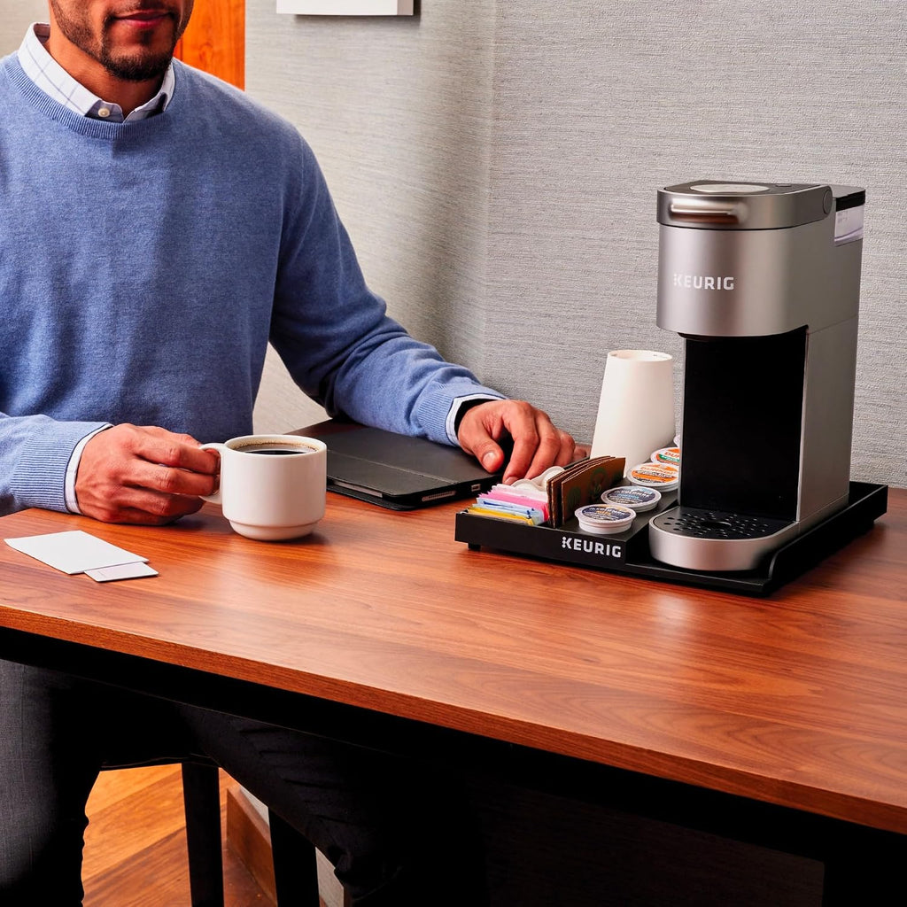 Keurig K-Suite Premium In-Room Hospitality Coffee Maker, Single Cup, Silver/Black