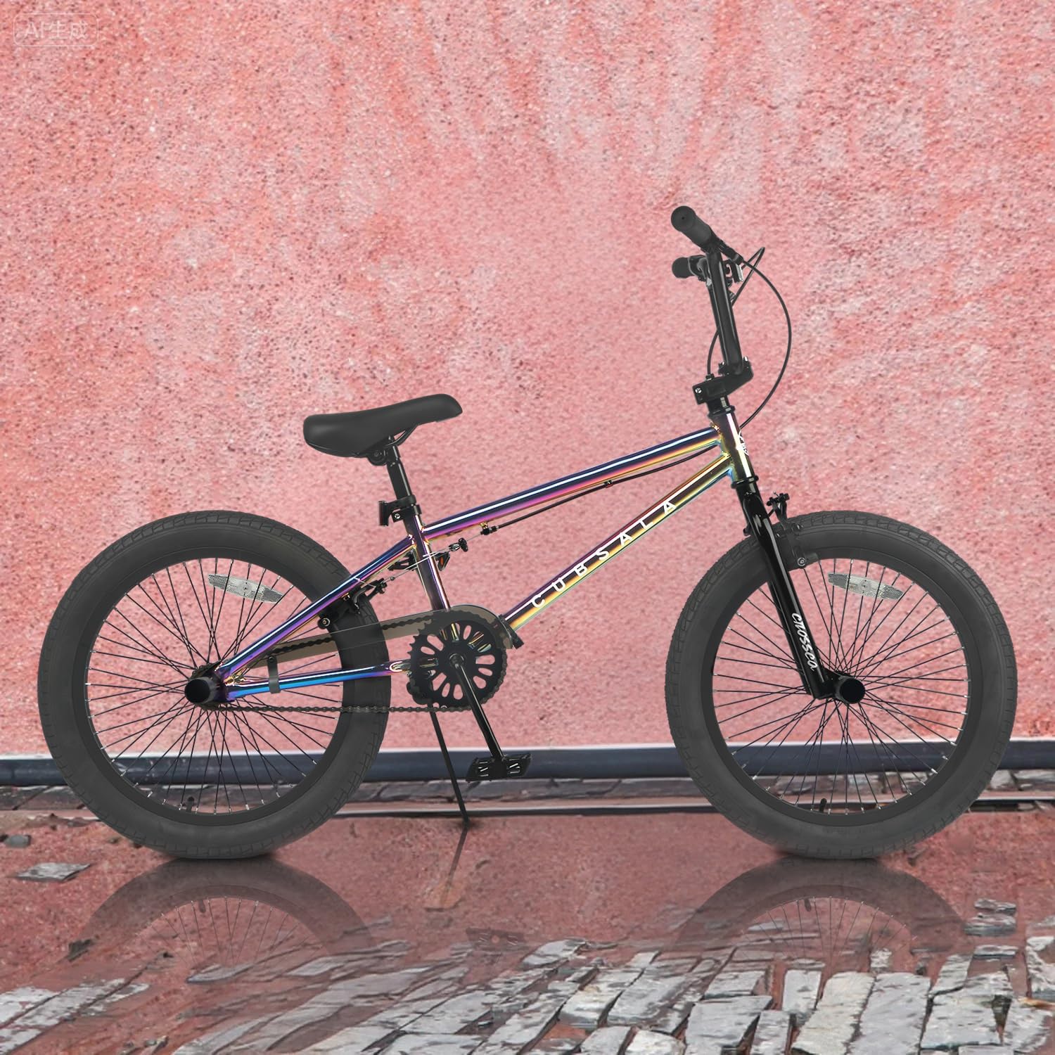 cubsala Freestyle BMX Bike, 18 20 Inch Kids Bicycle for 5-13 Years Old Kids and Beginner Level Rider, Multiple Colors